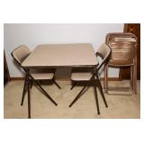 Folding Table and 6 Folding Chairs
