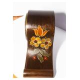 Vintage Plymouth Mantel Clock – Handpainted