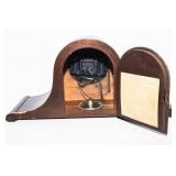 Vintage Plymouth Mantel Clock – Handpainted