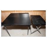 Set of 2 Lifetime Black Card Tables