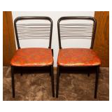 Set of 2 MCM Cosco Folding Chairs