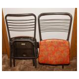 Set of 2 MCM Cosco Folding Chairs