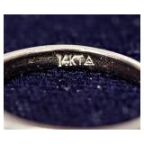 14K Gold Ring with Black Pearl (Likely) – Size 5.25