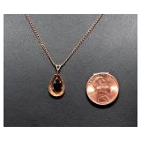 Marvel 12K Gold Filled Necklace & Melini Earrings