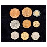 Variety of Foreign Coins
