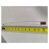 925 Art Deco Carnelian Pendant & Long Chain