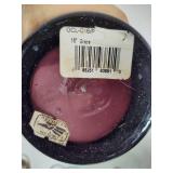 Wheaton Bullseye Ruby Red Bud Vase, Pink Swirl Vase & Tall Amethyst Vase