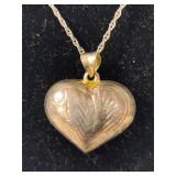925 Sterling Heart Pendant & Chain