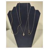 925 Lucas Lameth Caged Pendant/Necklace & Misc Sterling Necklaces/Pendants