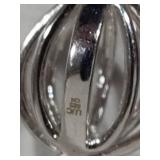 925 Lucas Lameth Caged Pendant/Necklace & Misc Sterling Necklaces/Pendants