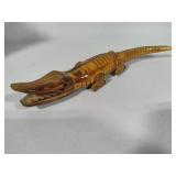 Articulated Wooden Alligator