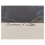 "Dragonfly Evening" Signed/Numbered Print by Minnesota Artist Barbara Dettler