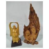 Wood Carved Buddha & Religious Themed Carving