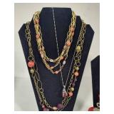 Beautiful Reds!  Lot of Assorted Costume Jewelry