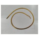 24K HGE Chain & 14K HGE Ring - Both Damaged - See Desc.