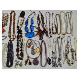 Huge Lot of Fashion Necklaces & Costume Jewelry