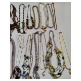 Huge Lot of Fashion Necklaces & Costume Jewelry