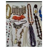 Huge Lot of Fashion Necklaces & Costume Jewelry