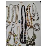 Huge Lot of Fashion Necklaces & Costume Jewelry