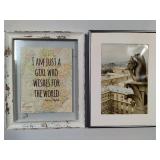 Marilyn Monroe Quote Framed & Gargoyle Framed Art