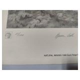 "River Call" Signed/Numbered by James Krom & Signed Fish Print