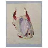 "River Call" Signed/Numbered by James Krom & Signed Fish Print