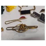 Assorted Lot of Medals, Pins, Cufflinks, Tie Tacks, Etc.