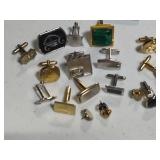 Large Lot of Cuff Links, Key Chains, Etc.