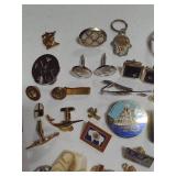 Cuff Links, Pins, Necklaces, Keys/Key Chains, Etc