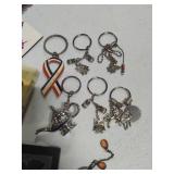 Misc Lot of Keychains, Cards, Pez, Loaded Dice, Etc.