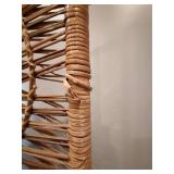 Wicker Three Panel Room Divider