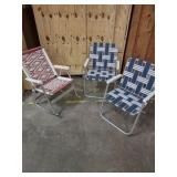 3 Camping Chairs