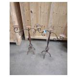 2 Metal Candelabras