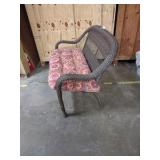 Wicker Patio Bench