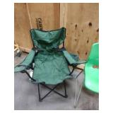Camping Chairs and Green Chair
