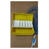 fishing boxes and net