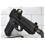 FN FNX-45 Tactical Pistol in .45 ACP with Burris Red Dot & Threaded Barrel