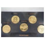 1999 Gold Edition State Quarter Collection. 24K Gold Layered