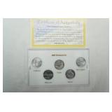 2005 Platinum Edition State Quarter Collection. Platinum Layered.