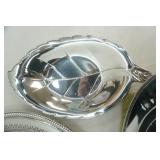 International Silver Co Tray, Rose Leaf Dish, Oval Serving Dish "Heirloom Plate"