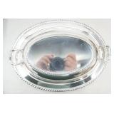 "Milldale" Wallace Luxor Silver-Plate M634. Silver-Plate Serving Tray and Cover