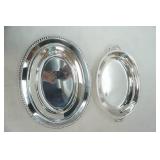 "Milldale" Wallace Luxor Silver-Plate M634. Silver-Plate Serving Tray and Cover