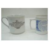 Vintage Collectible Delft Blue Holland Heineken Ceramic Stein and shot glasses