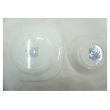 Vintage Blue and White Plates & Berry Bowls