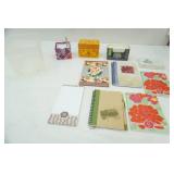 NEW/Unused Notebooks, post-it notes, index cards, recipe index cards -Here