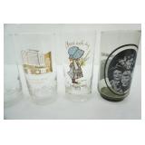 Vintage Glass Tumblers: Holly Hobby, The Little Rascals