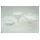 Challinor Taylor Milk Glass Compote