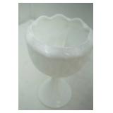 Challinor Taylor Milk Glass Compote