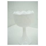 Challinor Taylor Milk Glass Compote