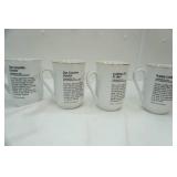 Vintage Norman Rockwell Coffee Mugs 8ct
